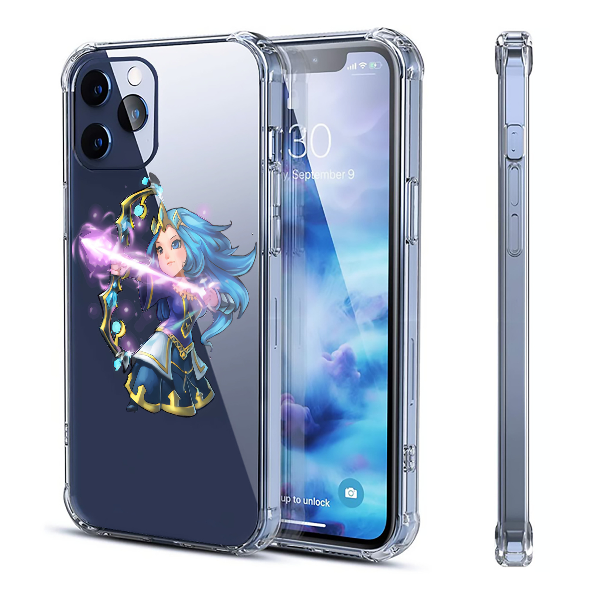 （画像用） リーグ・オブ・レジェンド League of Legends LOL 【iPhone 12シリーズ対応】透明スマホケース（クリアソフトケース）